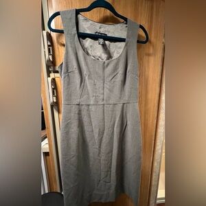 Vintage New York & Company Gray Midi Sheath Dress Size 8 🩶
